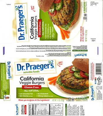 Dr.'s Sensible Foods Issues Allergy Alert for Gluten Free California Veggie Burger Due to Undeclared Soy